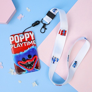 Чехол для карты "Poppy Playtime" красный