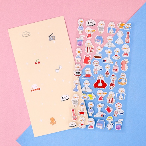 Набор наклеек "Happy Animals" Gosse, 1 лист