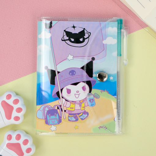 Мини-блокнот с ручкой "Kuro", в асортименте 1 шт.  