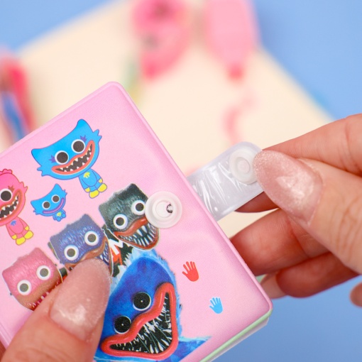 Набор канцелярский "Хагги Вагги" розовый (ручка, блокнот, маркер, скотч)