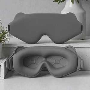 Маска для сна "3D" серый