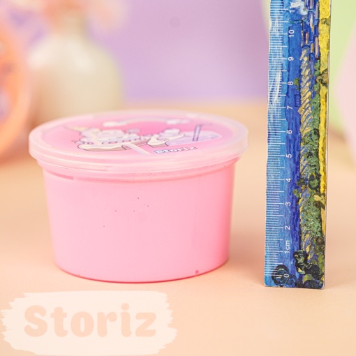 Слайм "Sugar Party", серия Butter (розовый), 150гр. STORIZ