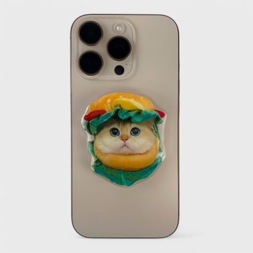 PopSocket "Котик" в гамбургере 