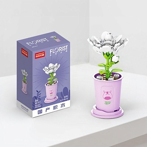 Конструктор "Florist" жасмин в горшочке №8814-7 (50 деталей)