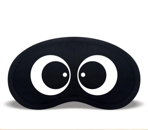 Маска для сна "Милый взгляд" черный