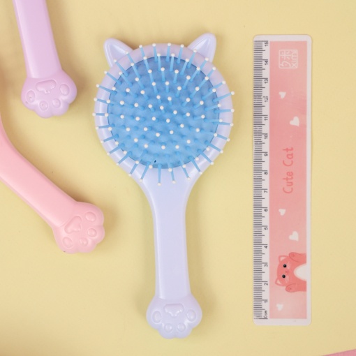 Расческа "Кошечка" голубой