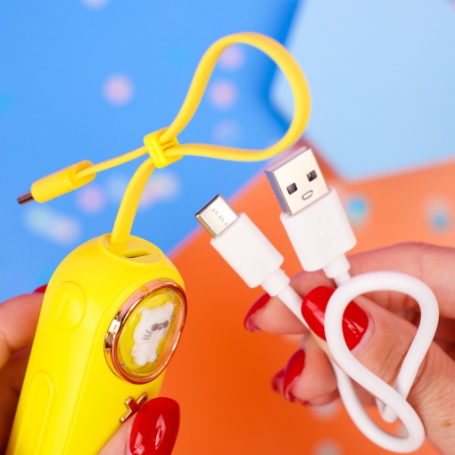 PowerBank "Cat" желтый, Type-C (2000 mAh)