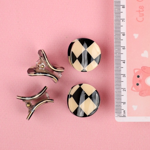 Заколка для волос "Black&White" №21