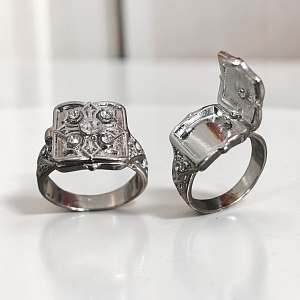 Кольцо "Elegant cache" серебряный