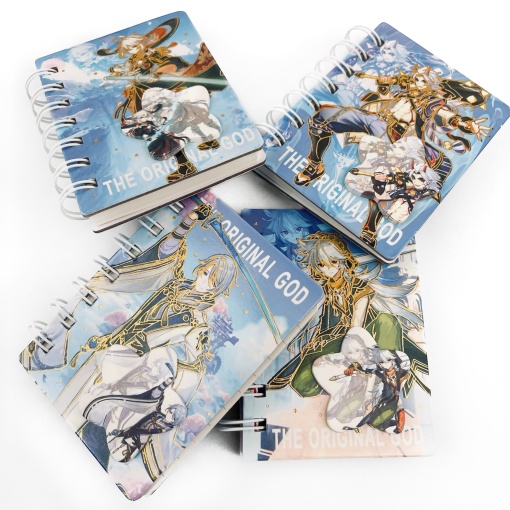 Блокнот на кольцах "Genshin Impact" №31-08, в ассортименте 1шт