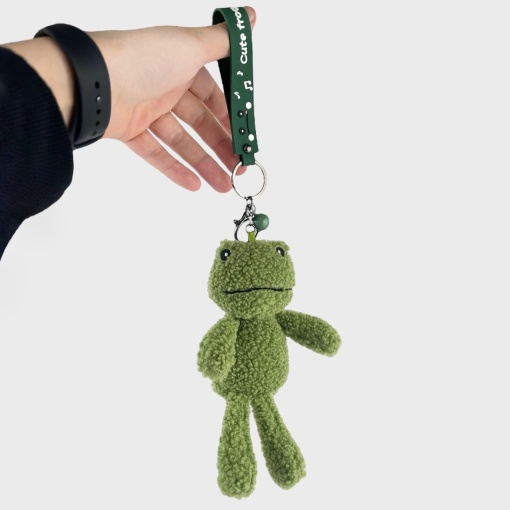 Мягкий брелок "Cute frog" 19 см