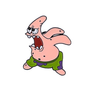 Значок-брошь "SpongeBob" Патрик злится XZ3313-2