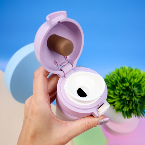 Термос "Have a funny" №6445 фиолетовый, 390 мл. оптом