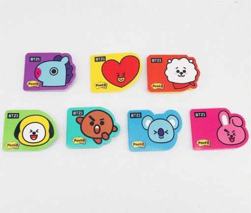 Стикеры для заметок "BTS"