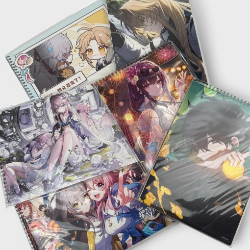 Скетчбук "Honkai Star Rail" в ассортименте, 1шт (25 листов)