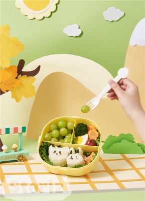 Ланчбокс "Ice cream" фиолетовый оптом