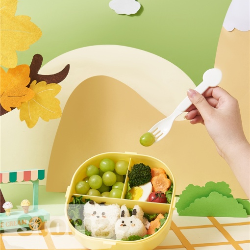 Ланчбокс "Ice cream" фиолетовый оптом