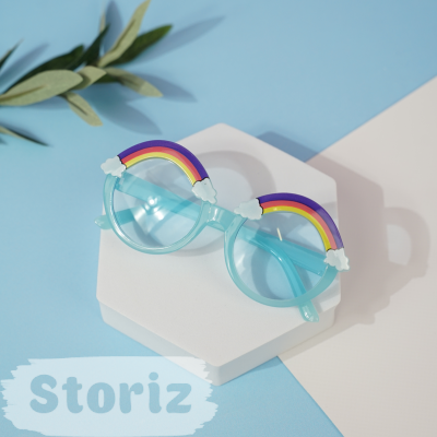 Солнцезащитные очки с чехлом "Rainbow" blue