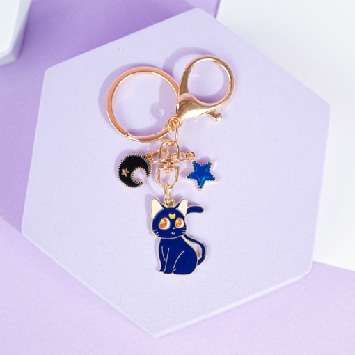 Брелок "Sailor Moon Cat" темно-синий