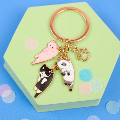 Брелок "Три кота" 