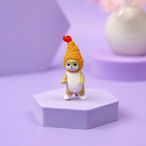 Фигурка "Shrimp cat" 5-6 см, в ассортименте 1шт оптом