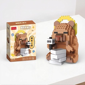 Конструктор "Bricks" капибара, буддийский стиль №MZ-182