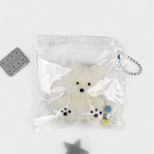 Антистресс "Собачка с бутылочкой" белый