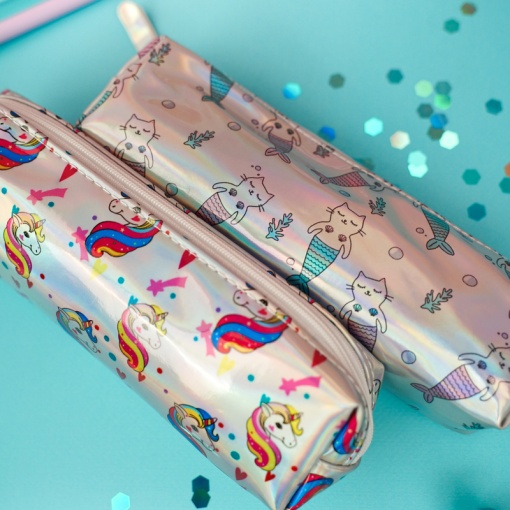 Пенал голографический "Unicorn"