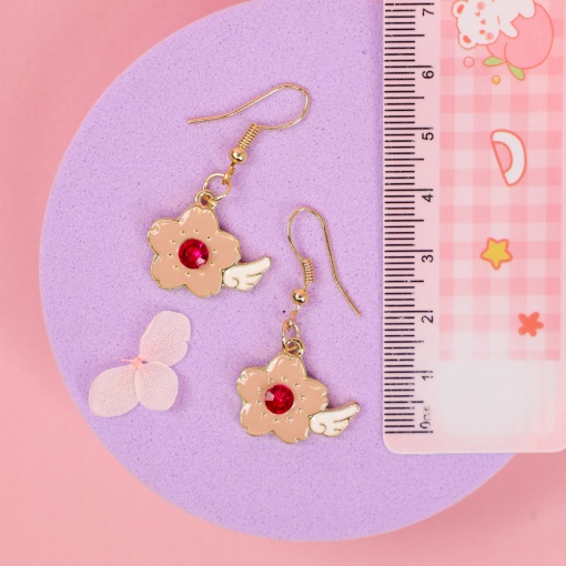 Серьги "Pink Flowers"