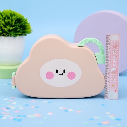 Ланчбокс "Облако" розовый оптом