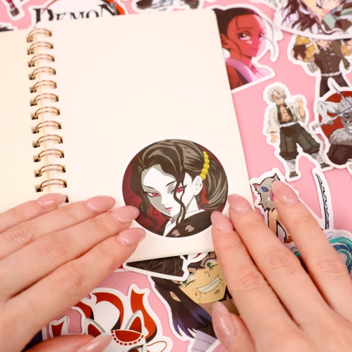 Наклейки для стикер бомбинга "Demon Slayer" (50 шт.)