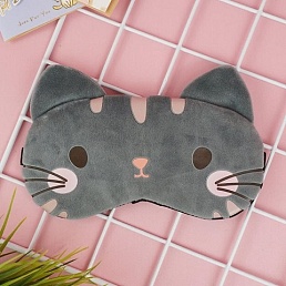 Маска для сна "Котик" темно-серый