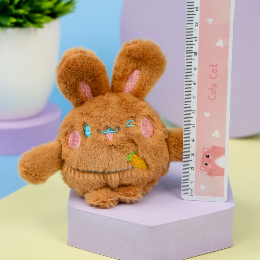 Мягкий брелок "Funny Bunny" рыжий, 10 см