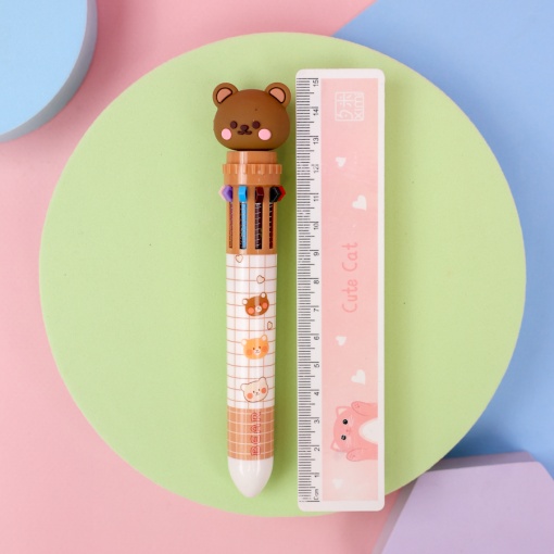 Ручка 10в1 "Bear" в ассортименте 1шт