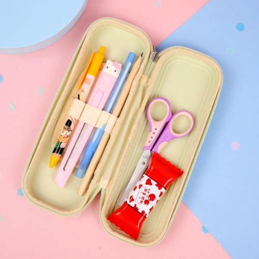 Пенал "Панда" №7101, зеленый