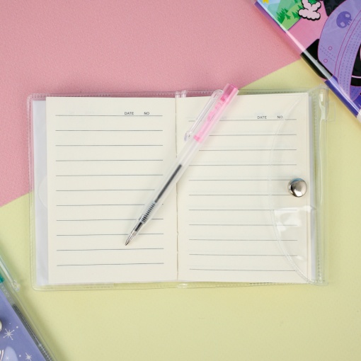 Мини-блокнот с ручкой "Kuro", в асортименте 1 шт.  