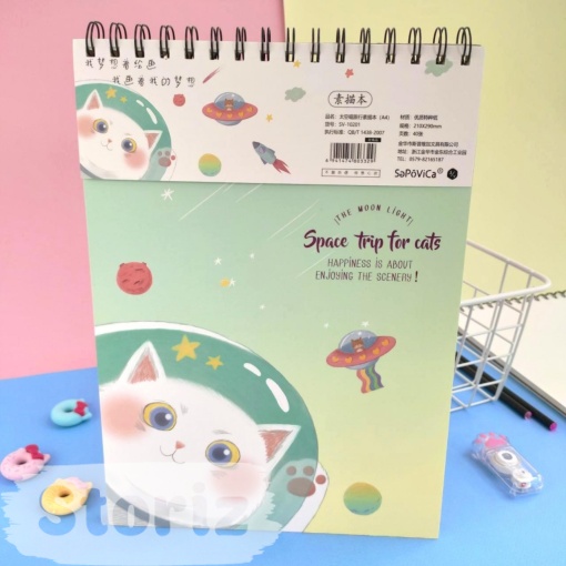 Скетчбук "Cute Cat"