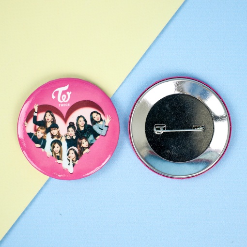 Значок круглый "K-pop" Twice №1, 56мм