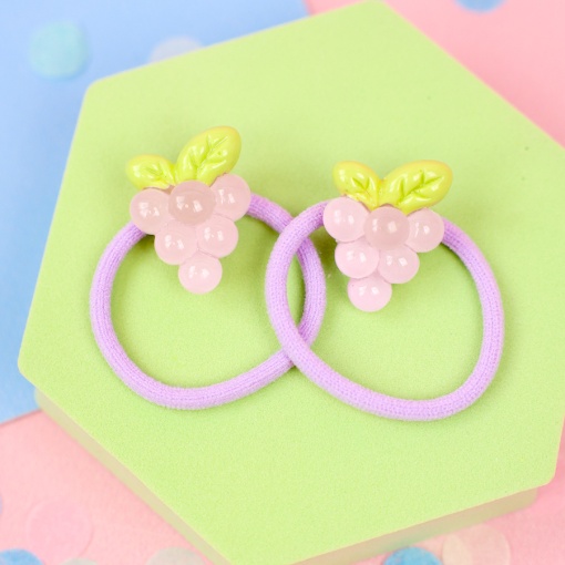 Набор резинок для волос "Виноград" 2шт