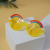 Солнцезащитные очки с чехлом "Rainbow" yellow