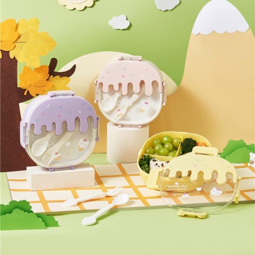 Ланчбокс "Ice cream" зеленый оптом