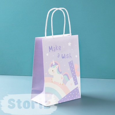 Подарочный пакет "Make a wish" 27x21x11 см
