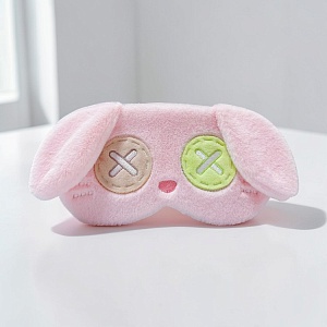 Маска для сна "Momo" кролик, светло-розовый