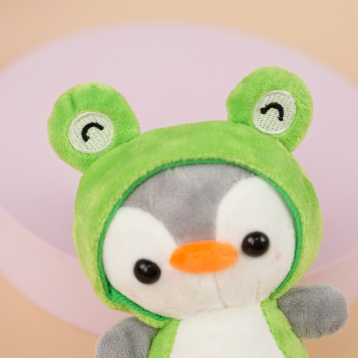 Мягкий брелок "Пингвин" зеленый 10 см