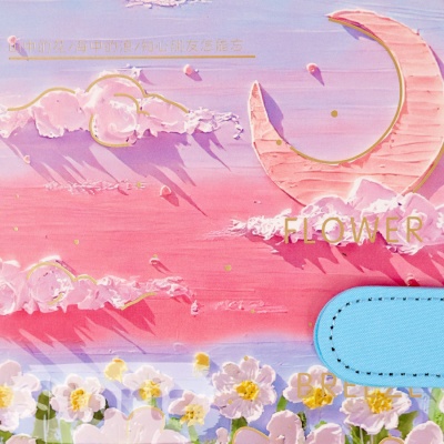 Блокнот "Flower and Sea" 12,8х18см