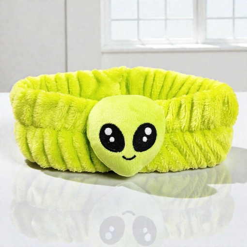 Повязка для волос "Cute alien" зеленый
