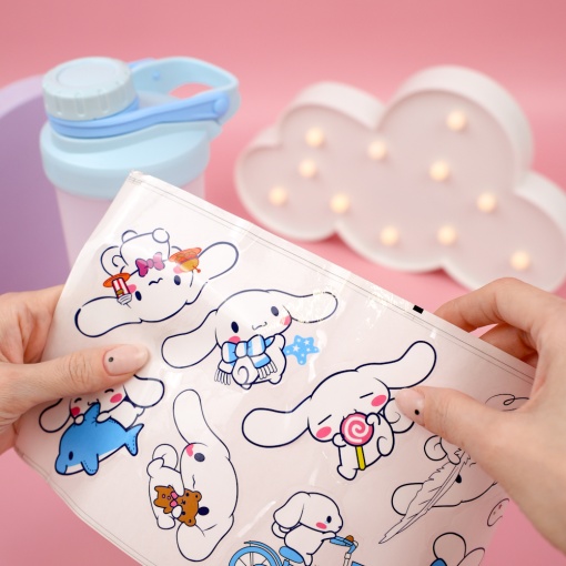 Бутылочка прозрачная "Корица" голубой, 700 мл.  оптом