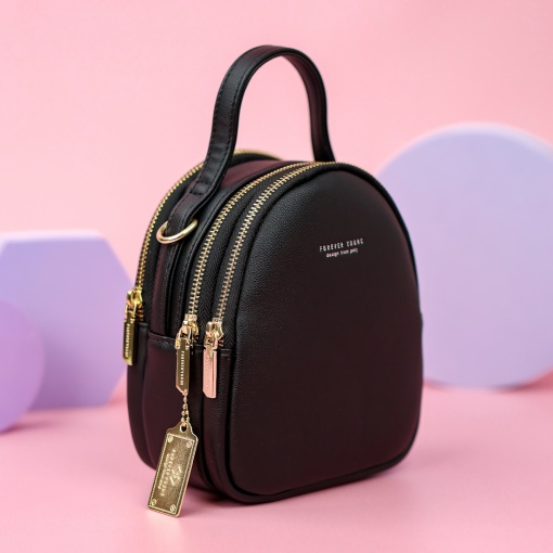 Рюкзак "Forever Young" чёрный, с тремя отделениями