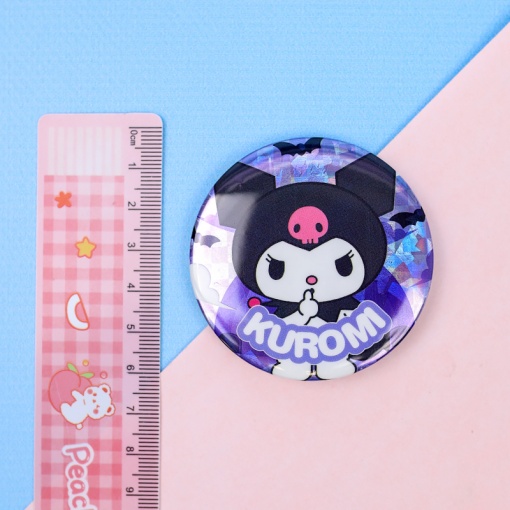 Набор круглых значков "Куро" 58 мм, 4шт