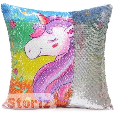 Подушка с пайетками "Unicorn" оптом